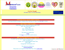 Tablet Screenshot of mahindaramatemple.com